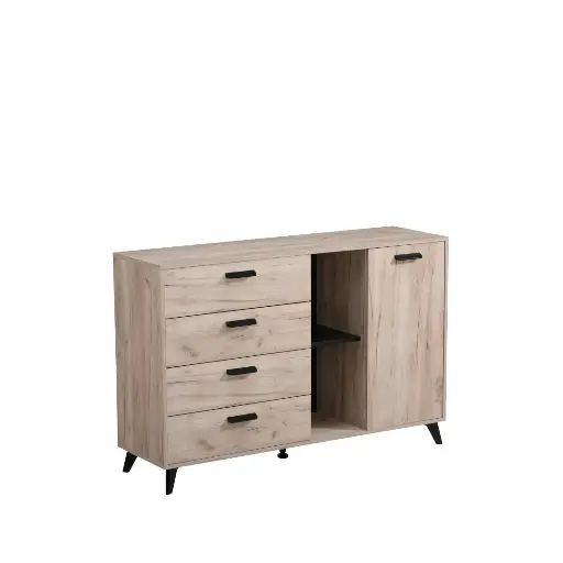 [DM-3K4F] DENMARK DRESSOIR 137,5 X 40 X 90,5 CM