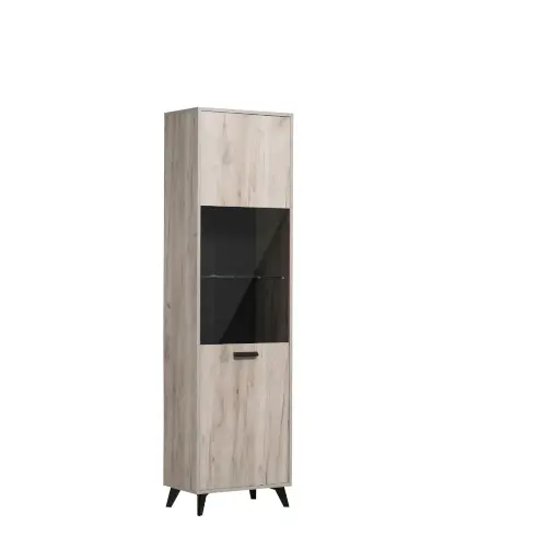 [DM-1KVS] DENMARK VITRINE 1D 53,5  X 33 X 191,5 CM