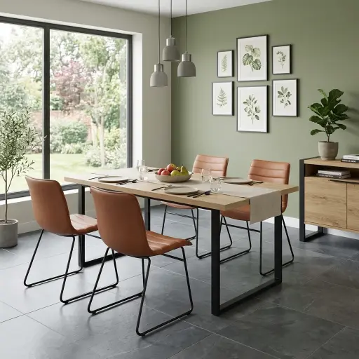 [DT-6050 OAK] HAROLD TAFEL - 160 X 90 X 75 CM - EIK 