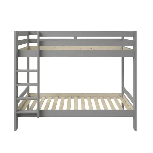 [ROBIN BUNK BED GREY WOOD] Robin stapelbed GREY
